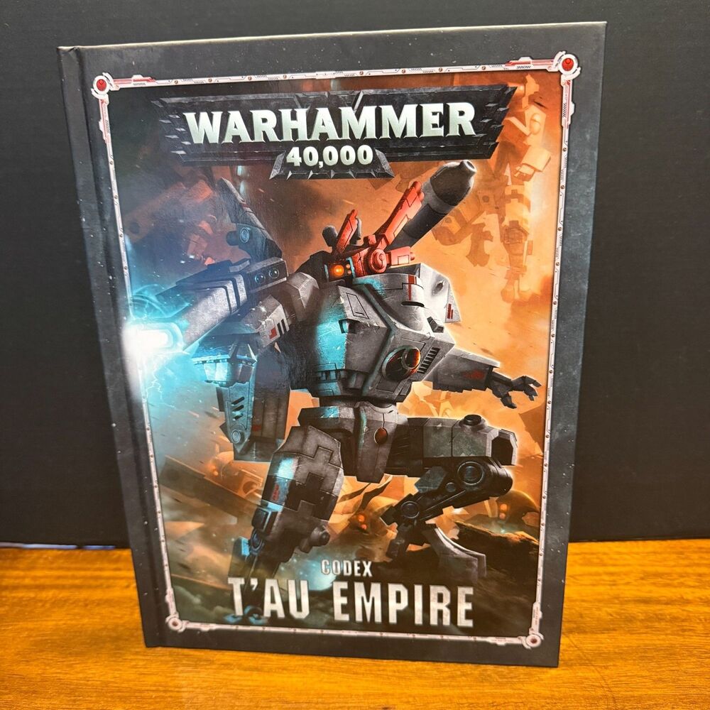 Warhammer 40k Codex T'au Empire 8th Edition 2018 Hardcover Book GW Lore Art